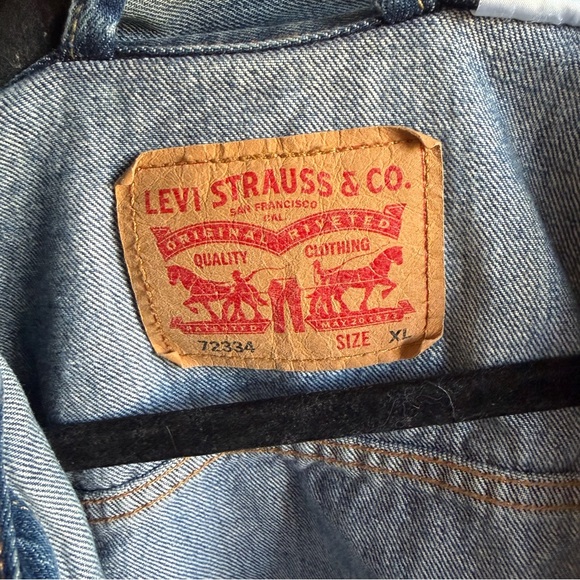 Levi's Type 3 III Trucker Jacket Men's Blue Denim Jean 72334 Sz XL - Picture 6 of 10